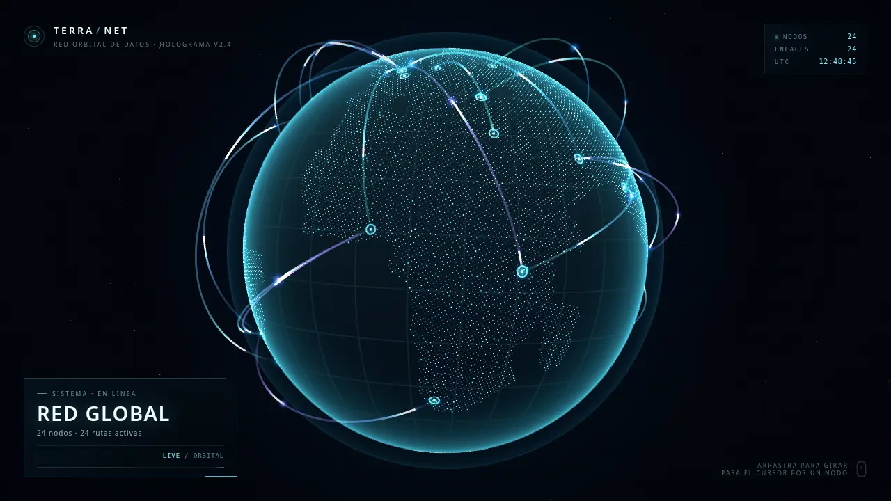 Earth globe with data arcs — DeepSeek V4.1 Flash