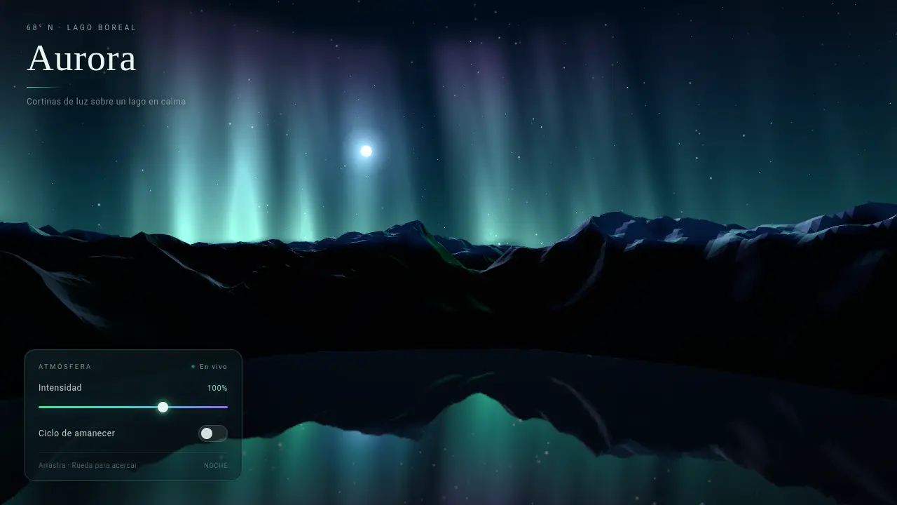 Northern lights over a lake — DeepSeek V4.1 Flash