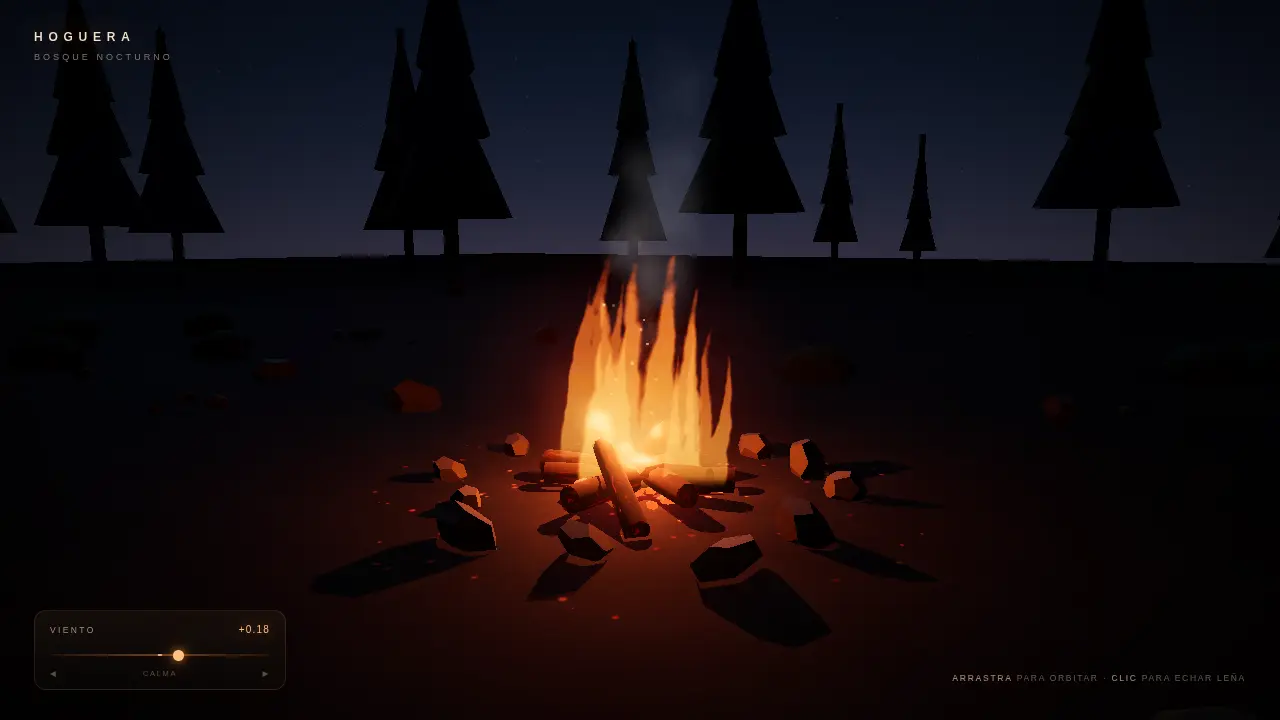 Campfire with fire and smoke — DeepSeek V4.1 Flash