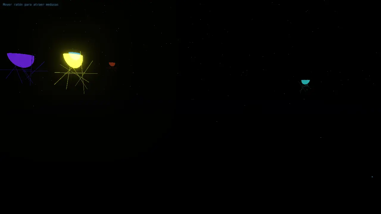Bioluminescent jellyfish — Glyph Cluster (free)