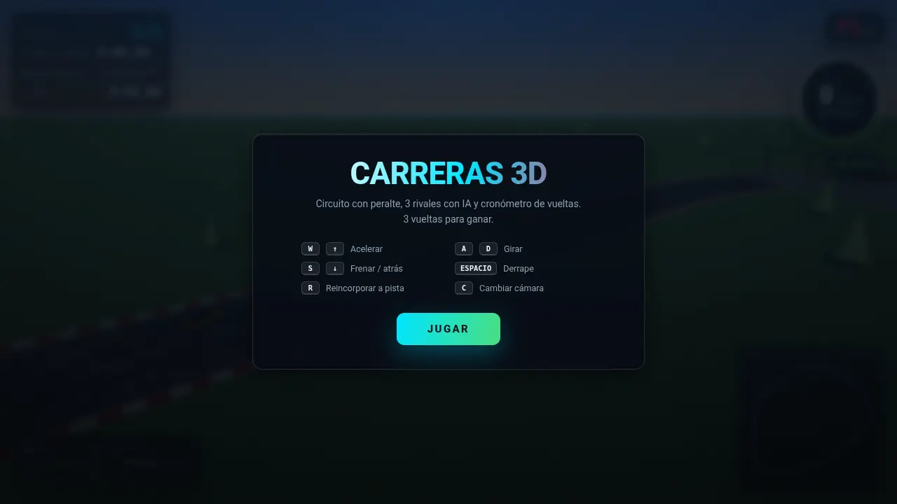3D arcade racing — MiniMax M3.1 Flash (free)