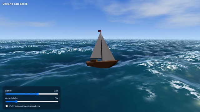 Ocean with a sailboat — Claude Sonnet 5.5
