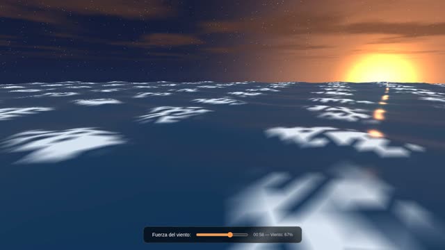 Ocean with a sailboat — LongCat 2.0