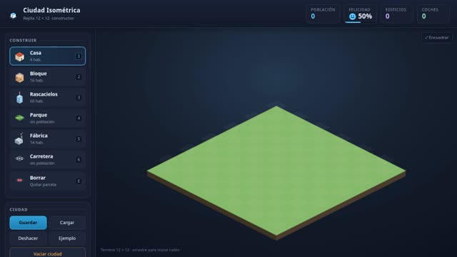Isometric city builder — MiniMax M3.1 Flash (free)